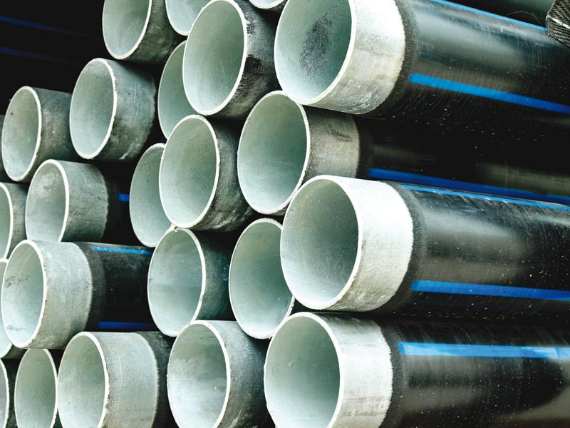 non alloyed steel pipes for the conveyance of water